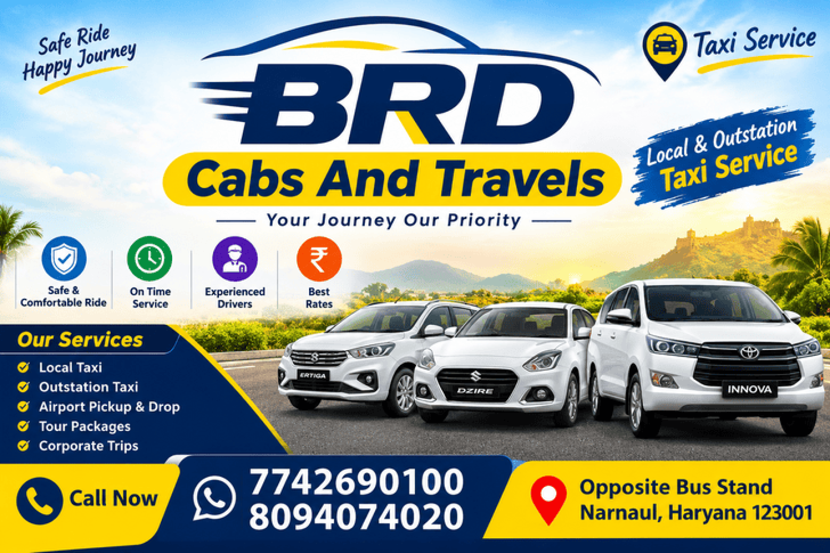 BRD Cabs And Travels